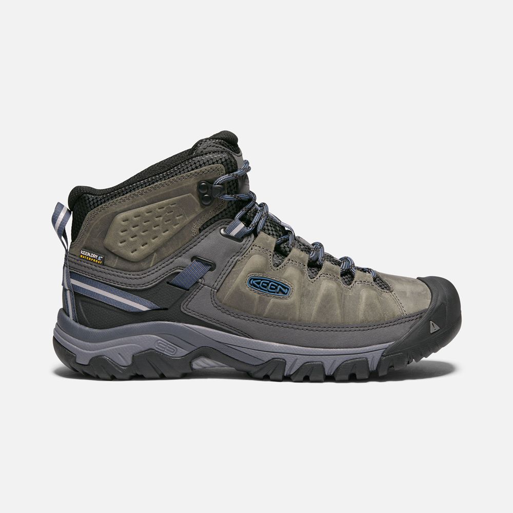 Keen Laarzen Heren Zwart Bruin - Targhee Iii Waterproof Mid - 17260-CGKS